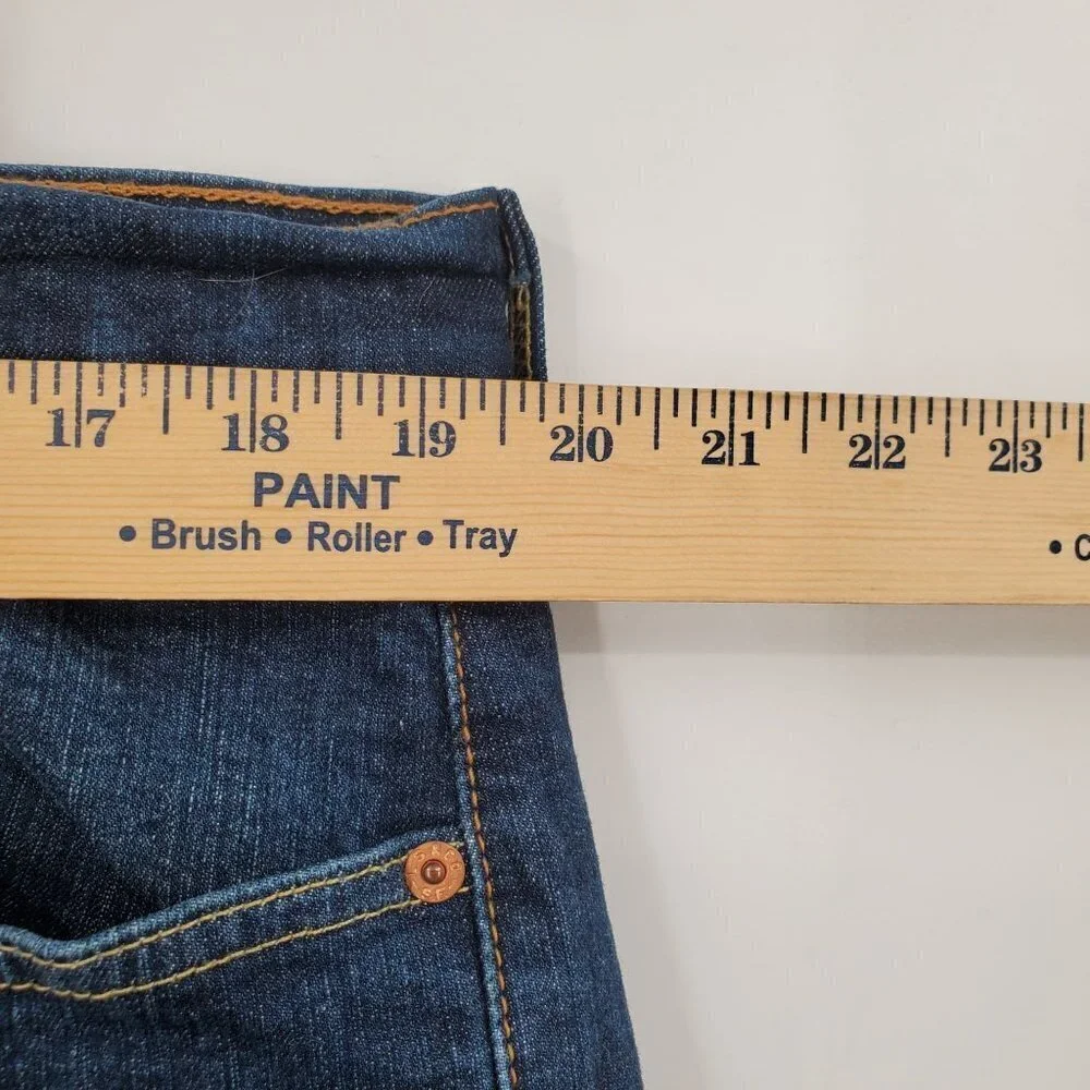 Levi's 505 Regular Fit Straight Leg Stretch Jeans Big Tall Size 40x32 Mens Blue